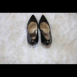 Michael Kors Black Leather Pumps